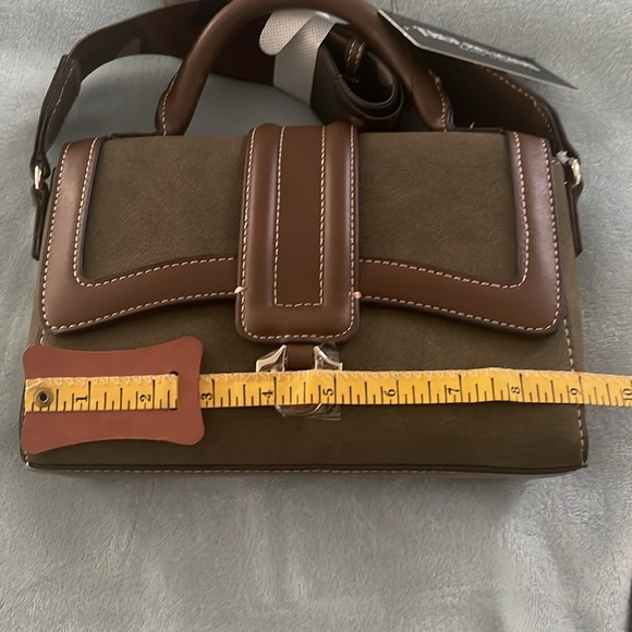 Olive True Religion Snap Closure Bag - Picture 8 of 9